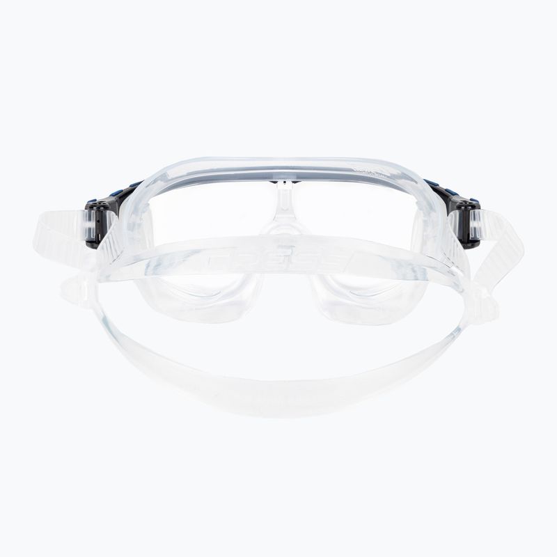 Maschera da bagno Cressi Skylight chiara/nera/blu 5