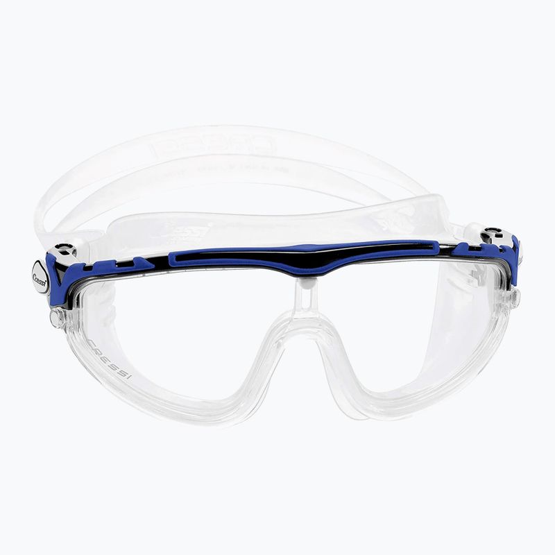 Maschera da bagno Cressi Skylight chiara/nera/blu 6
