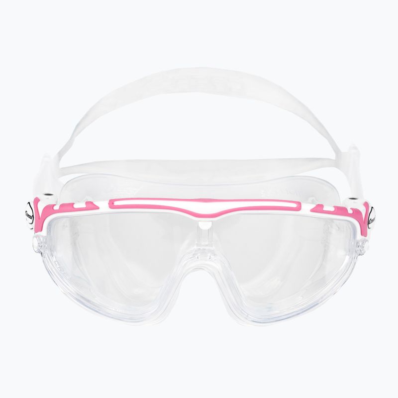 Maschera da bagno Cressi Skylight trasparente/bianco/rosa 2