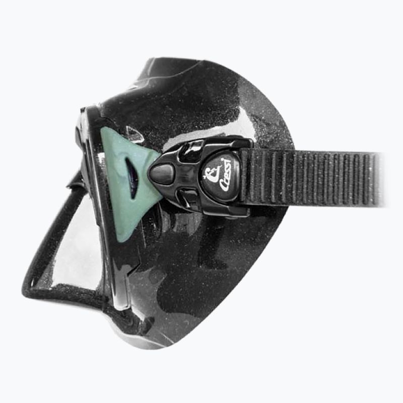 Maschera subacquea Cressi Nano nero/nero/argento 2