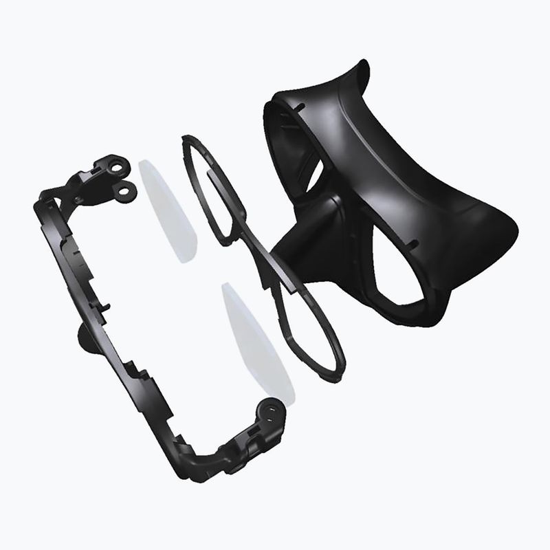 Maschera subacquea Cressi Nano nero/nero/argento 4