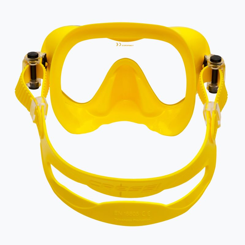 Maschera subacquea Cressi F1 giallo 5