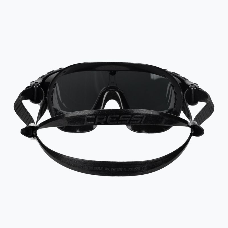 Maschera da bagno a specchio Cressi Skylight nero/nero grigio 5
