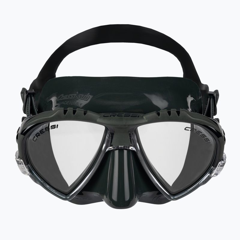 Maschera subacquea Cressi Matrix verde/verde 2