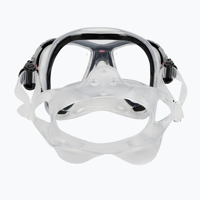 Set da immersione Cressi Big Eyes Evolution + Alpha Ultra Dry nero/rosa 6