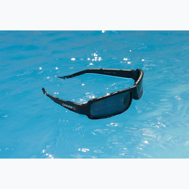Occhiali da sole Cressi Ninja Floating nero/blu specchiato 2