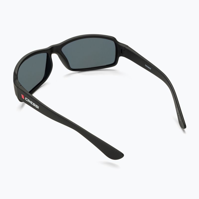 Occhiali da sole Cressi Ninja Floating nero/arancio specchiato 2