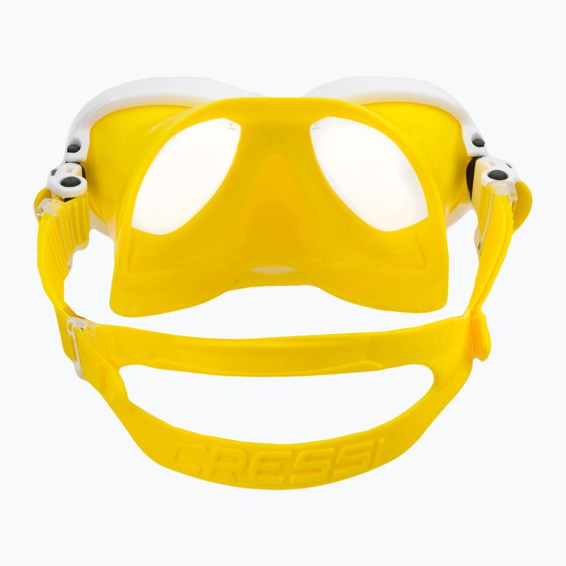 Maschera subacquea per bambini Cressi Marea sil giallo 5