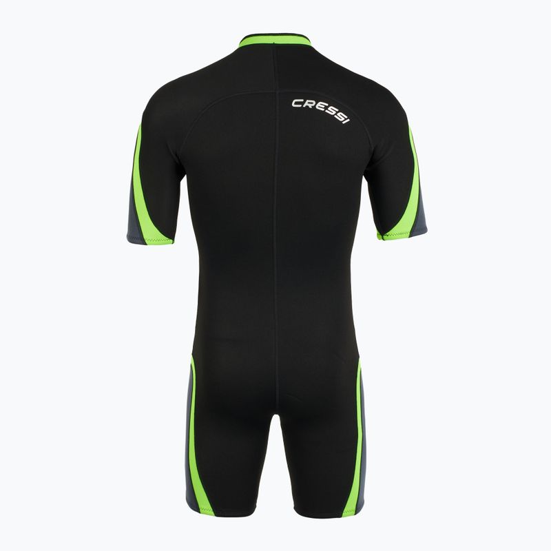 Muta da uomo Cressi Playa Shorty 2,5 mm nero/lime 3