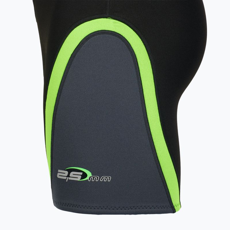 Muta da uomo Cressi Playa Shorty 2,5 mm nero/lime 5