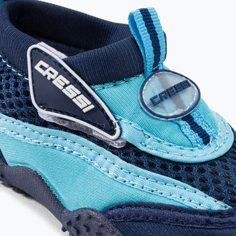 Scarpe da acqua Cressi per bambini Blu corallo/azzurro 7