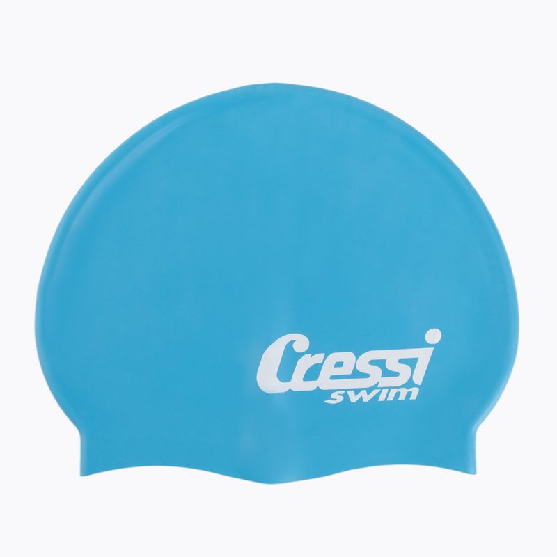Cressi Cuffia in silicone azzurro