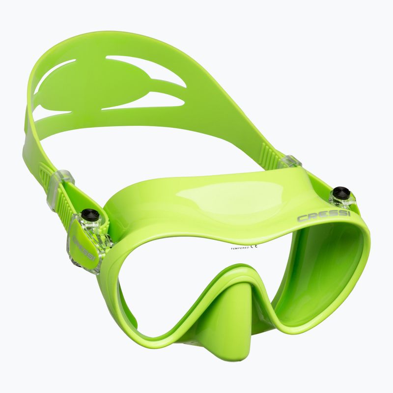 Maschera subacquea Cressi F1 lime 6