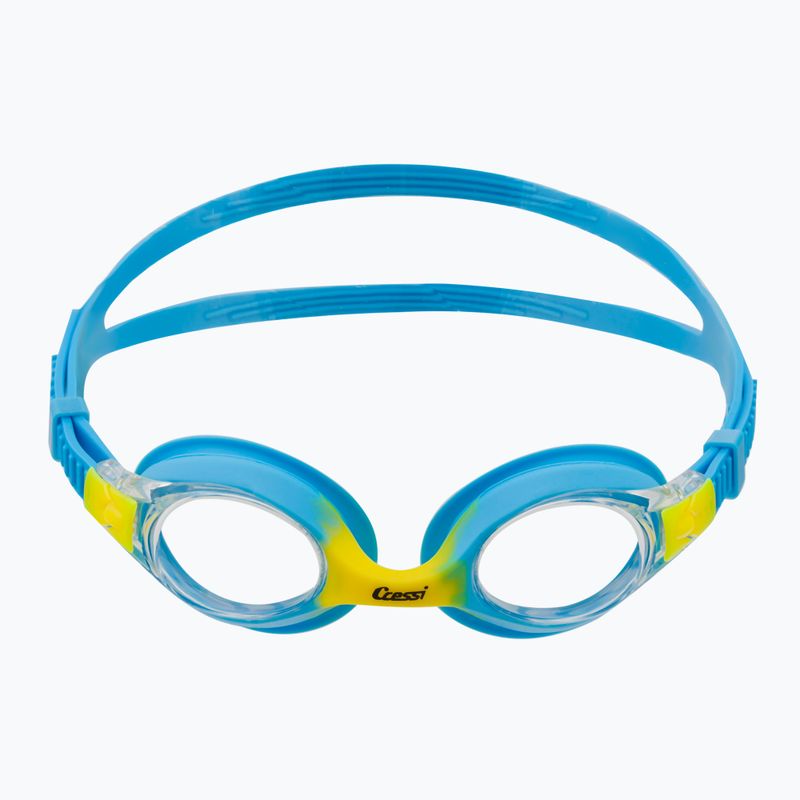 Occhialini da nuoto Cressi Dolphin 2.0 per bambini blu/giallo 2