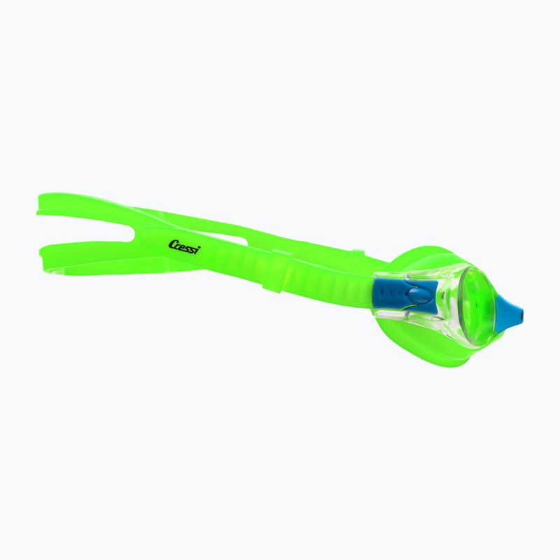 Occhialini da nuoto per bambini Cressi Dolphin 2.0 verde/blu 3