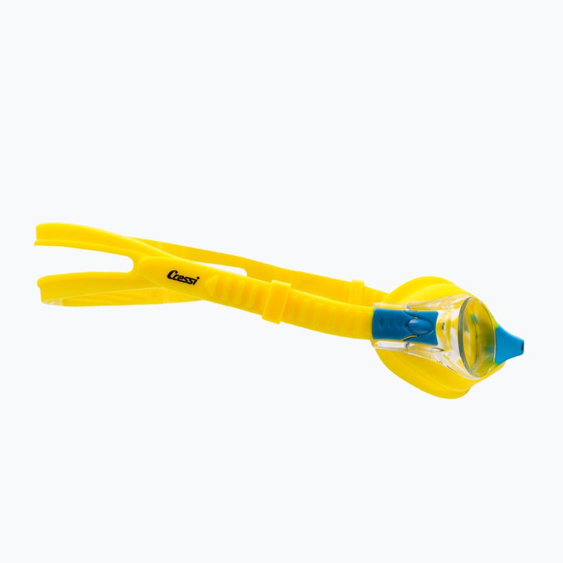 Occhialini da nuoto per bambini Cressi Dolphin 2.0 giallo/blu 3