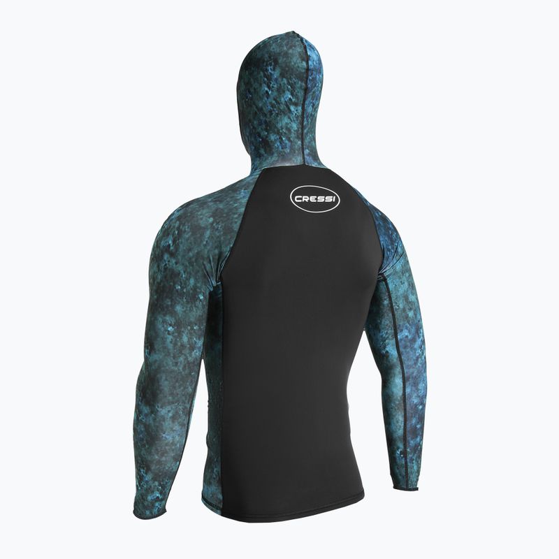 Cressi Cobia Hunter camo blu da uomo a maniche lunghe da nuoto 5