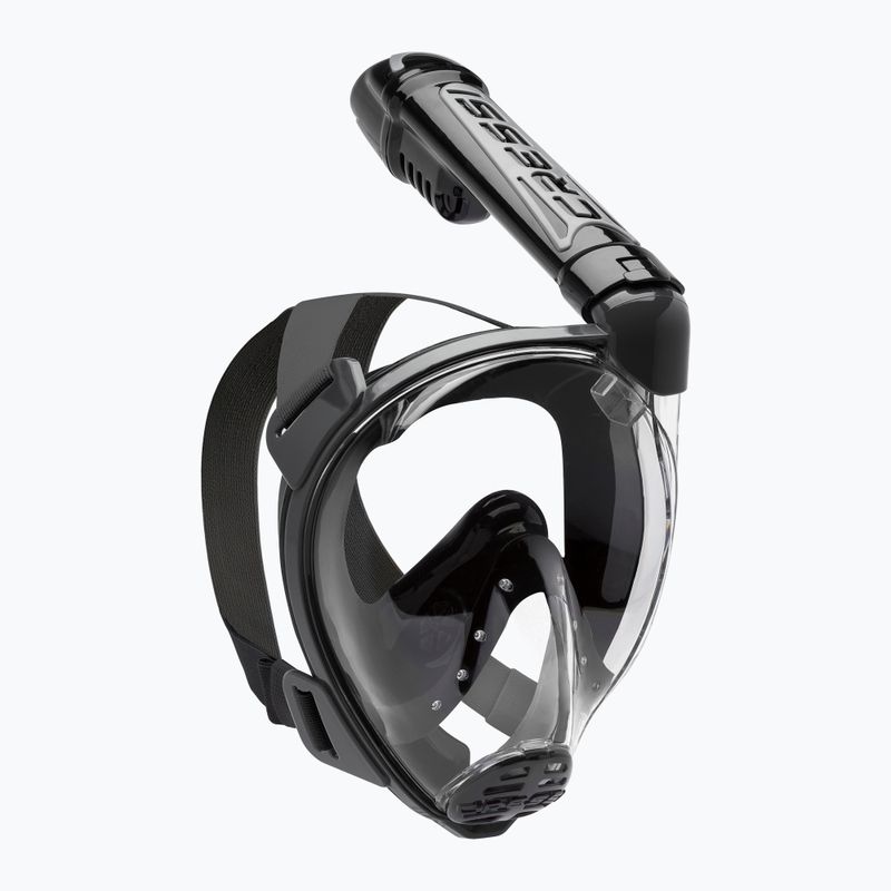 Maschera da snorkeling Cressi Duke Dry Full Face nero/nero 5