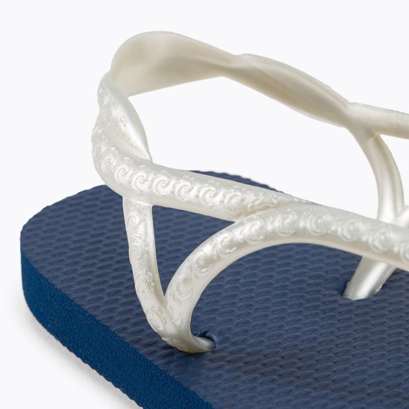 Infradito Cressi Marbella Strap donna blu/argento 7