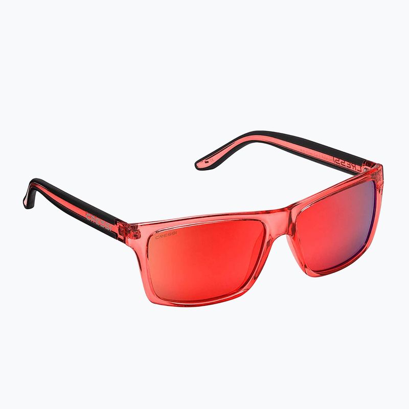 Occhiali da sole Cressi Rio Crystal rosso/rosso specchiato 5