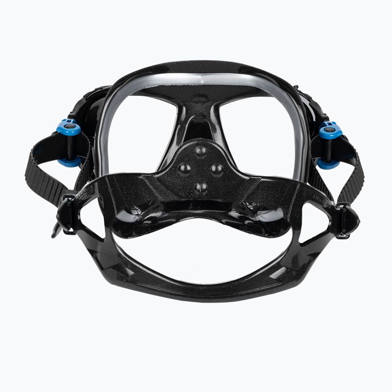 Set da immersione Cressi Big Eyes Evolution + Alpha Ultra Dry nero/blu 6