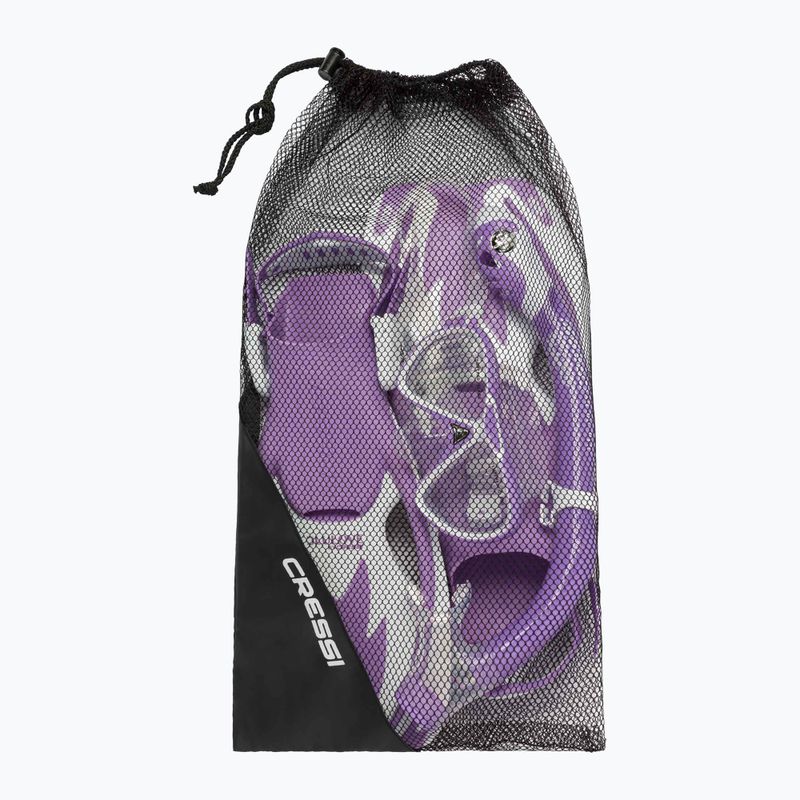 Cressi Rocks Jr Dive Dive Set lilla/bianco 2