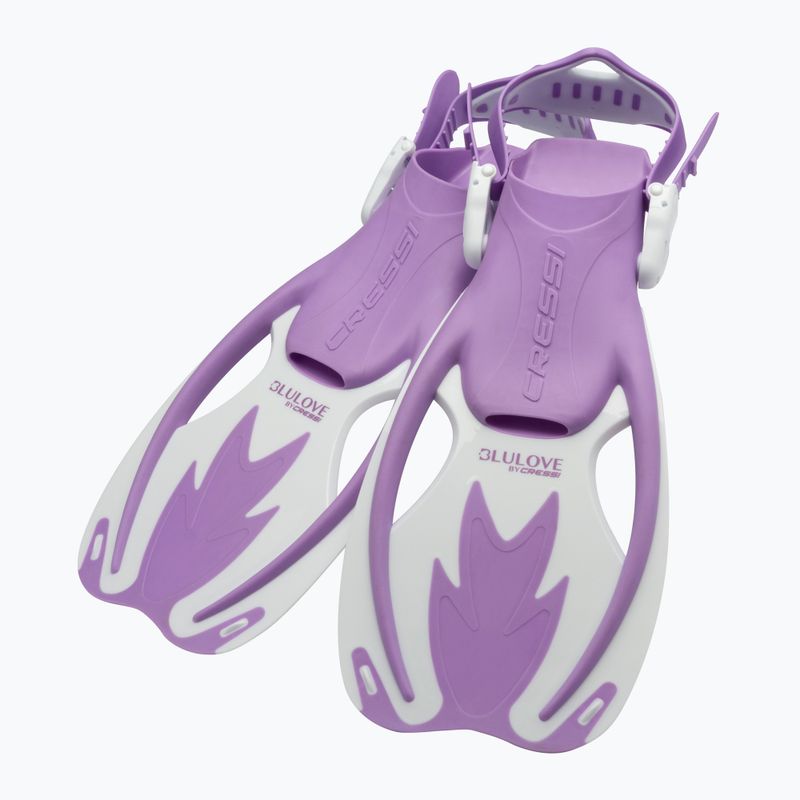 Cressi Rocks Jr Dive Dive Set lilla/bianco 5