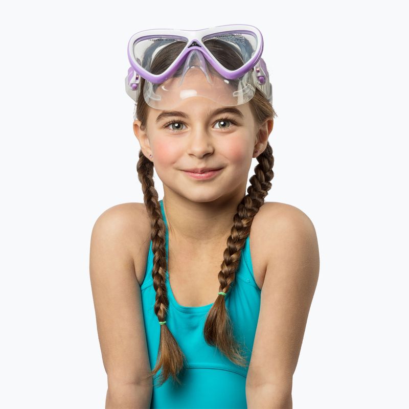 Cressi Rocks Jr Dive Dive Set lilla/bianco 8