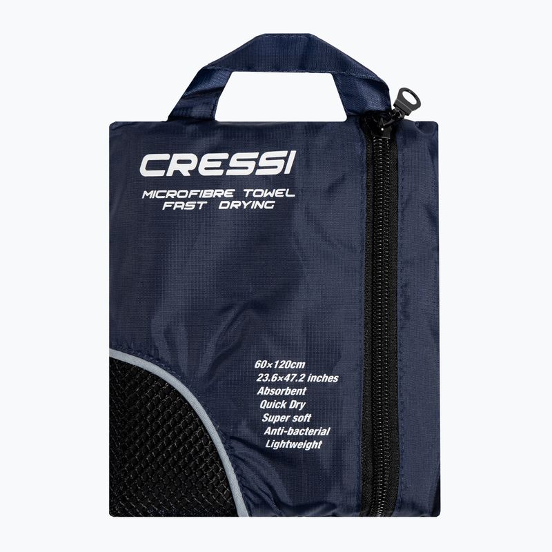 Asciugamano Cressi in microfibra ad asciugatura rapida nero 5
