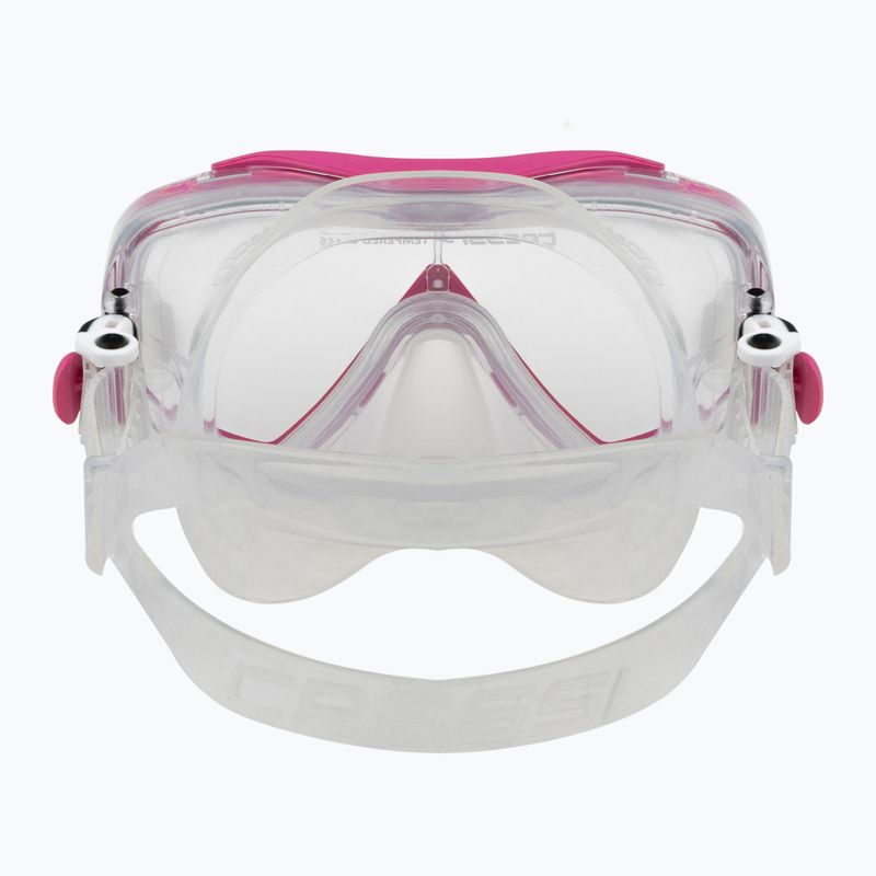 Cressi Mini Palau Bag trasparente/rosa kit subacqueo per bambini 9