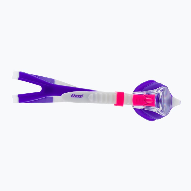 Occhialini da nuoto Cressi Dolphin 2.0 lilla/bianco per bambini 3