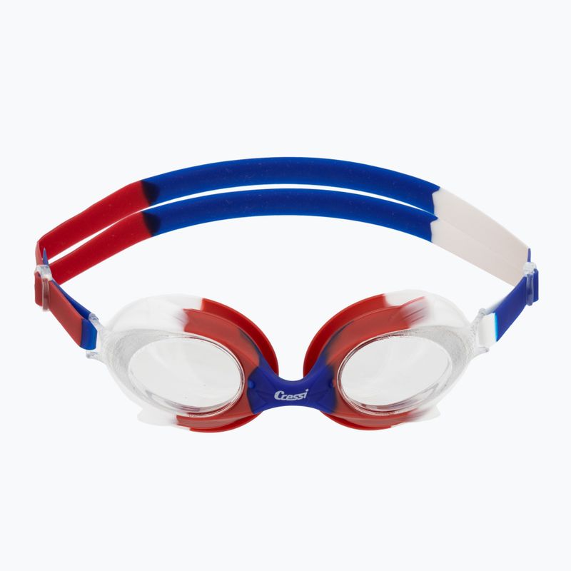 Occhialini da nuoto per bambini Cressi Seahorse blu/bianco/rosso 2