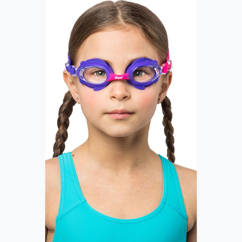 Occhialini da bagno per bambini Cressi Seahorse viola/rosa 3