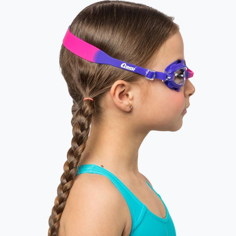 Occhialini da bagno per bambini Cressi Seahorse viola/rosa 5