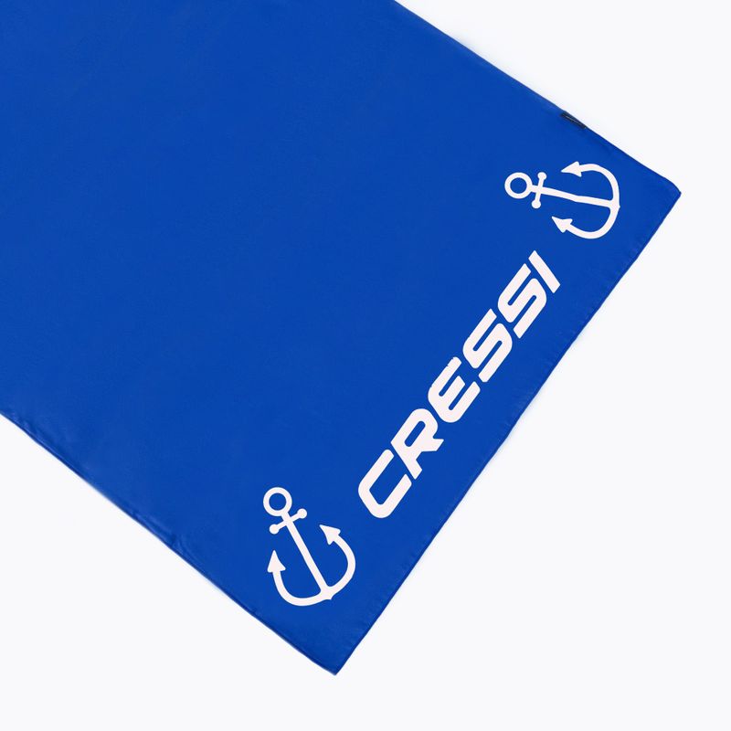 Cressi Asciugamano in microfibra ad asciugatura rapida Anchor navy 3