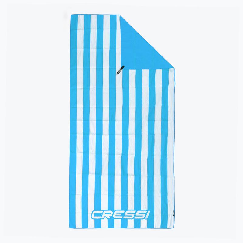 Cressi Microfiber Stripe asciugatura rapida acquamarina