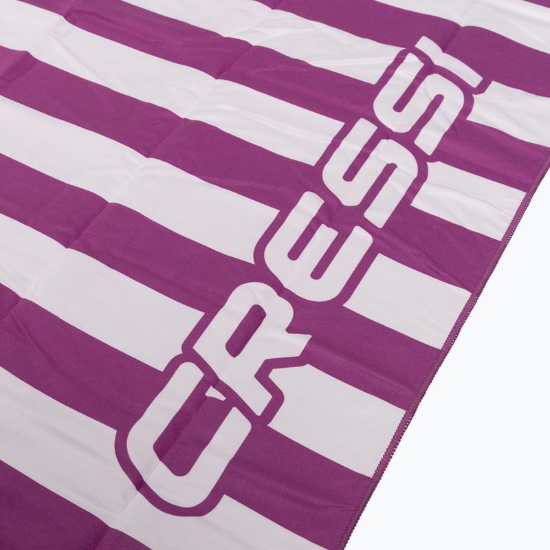 Asciugamano Cressi in microfibra Stripe liliac ad asciugatura rapida 3