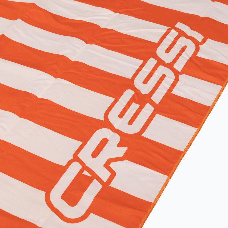 Asciugamano ad asciugatura rapida Cressi Microfiber Stripe tangerine 3