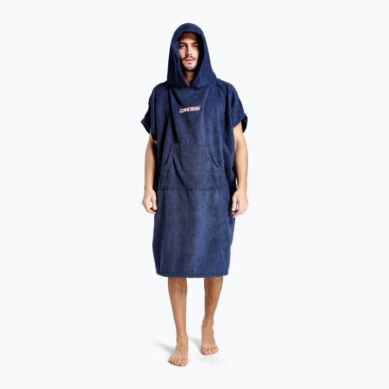 Cressi Robe poncho blu navy 3