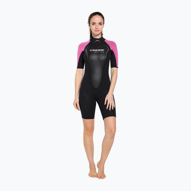Cressi Altum Muta Donna Shorty 3mm nero/rosa