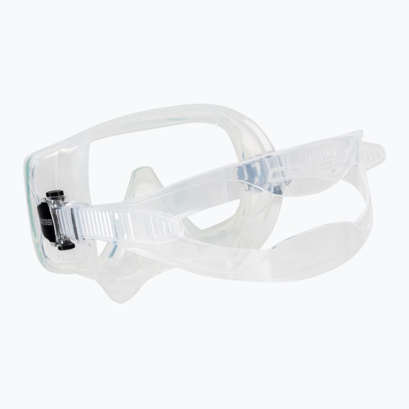 Maschera subacquea Cressi SF1 in silicone trasparente 4