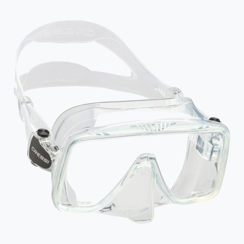 Maschera subacquea Cressi SF1 in silicone trasparente 6