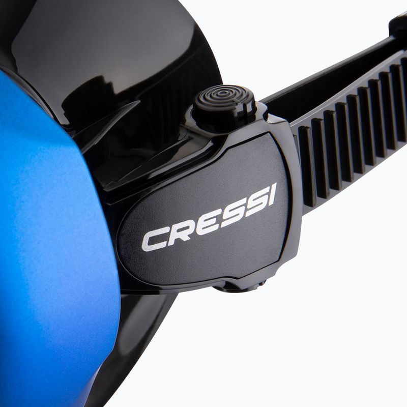 Maschera subacquea Cressi A1 Anti Fog nero/blu 4