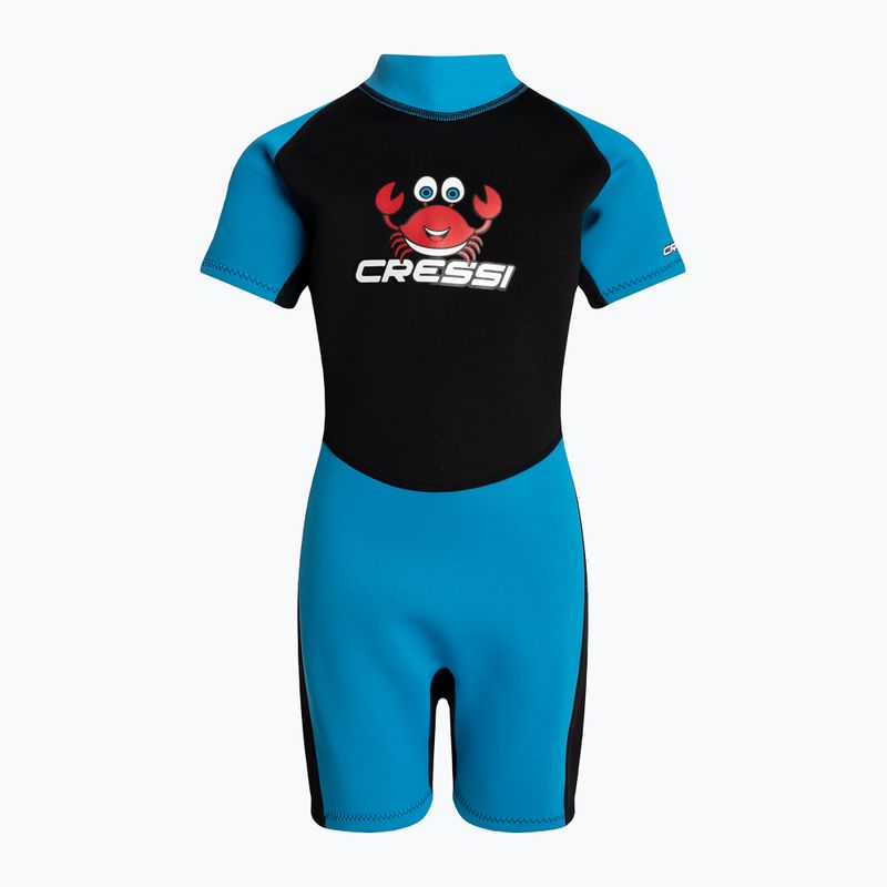 Schiuma da nuoto per bambini Cressi Smoby Shorty 2 mm nero/blu
