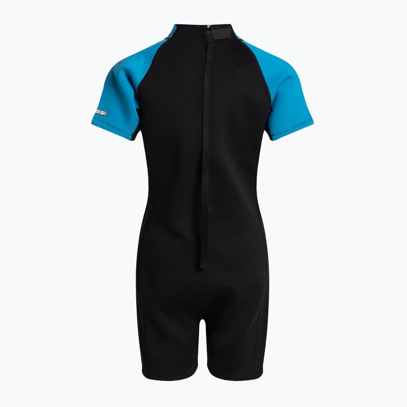 Schiuma da nuoto per bambini Cressi Smoby Shorty 2 mm nero/blu 2