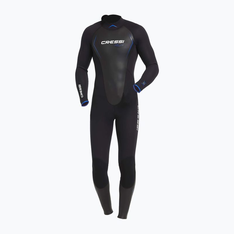 Muta da uomo Cressi Altum Monopiece 3 mm nero/blu 5