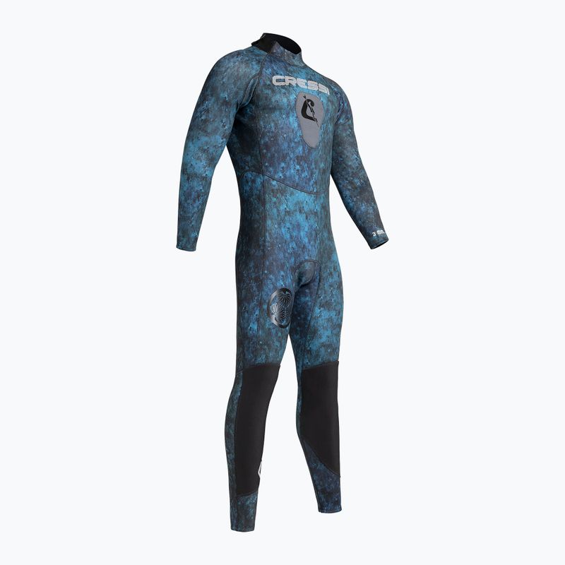 Cressi Tokugawa Monopiece 3 mm blu mimetico per uomo 3