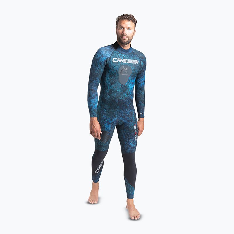 Cressi Tokugawa Monopiece 3 mm blu mimetico per uomo 10