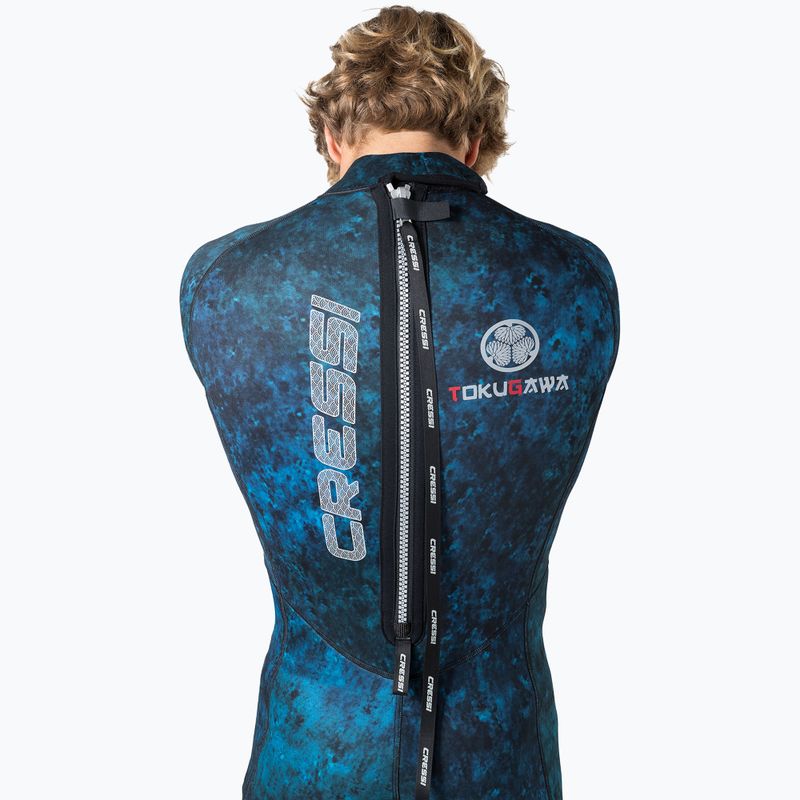 Cressi Tokugawa Monopiece 3 mm blu mimetico per uomo 12