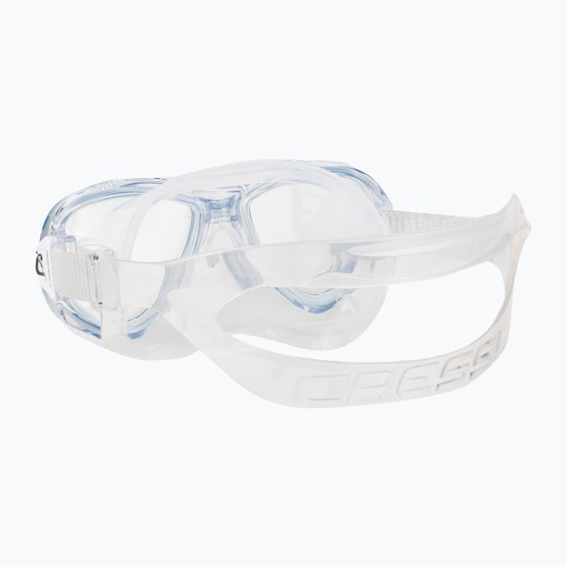 Set da snorkeling per bambini Cressi Perla + Minigringo trasparente/blu 4